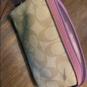 Mini coach cosmetic bag